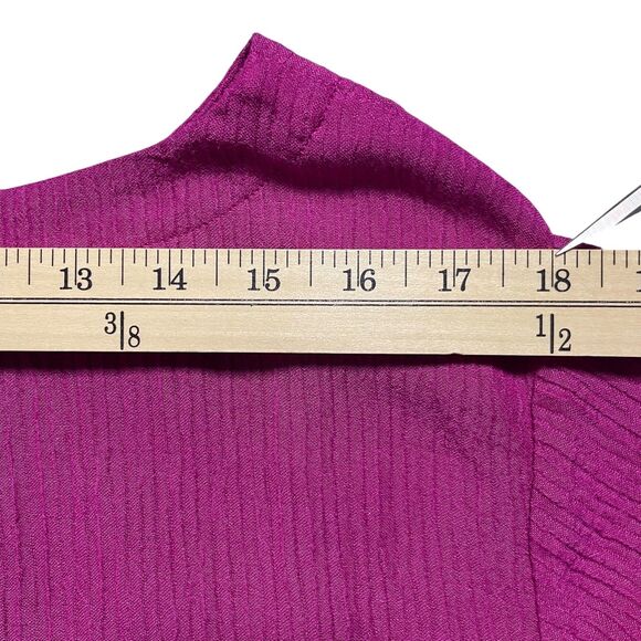 NWT Soft Surroundings Oceo Gauze Tunic Top Size 3X Fiery Fuchsia Pink - Picture 13 of 16